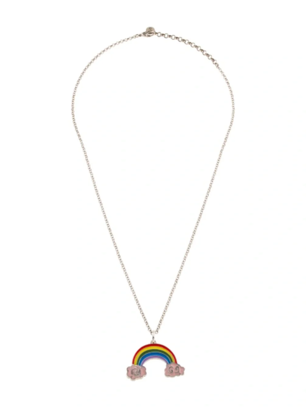 Gucci Rainbow Pendant Chain Silver 925 - Picture 3 of 7